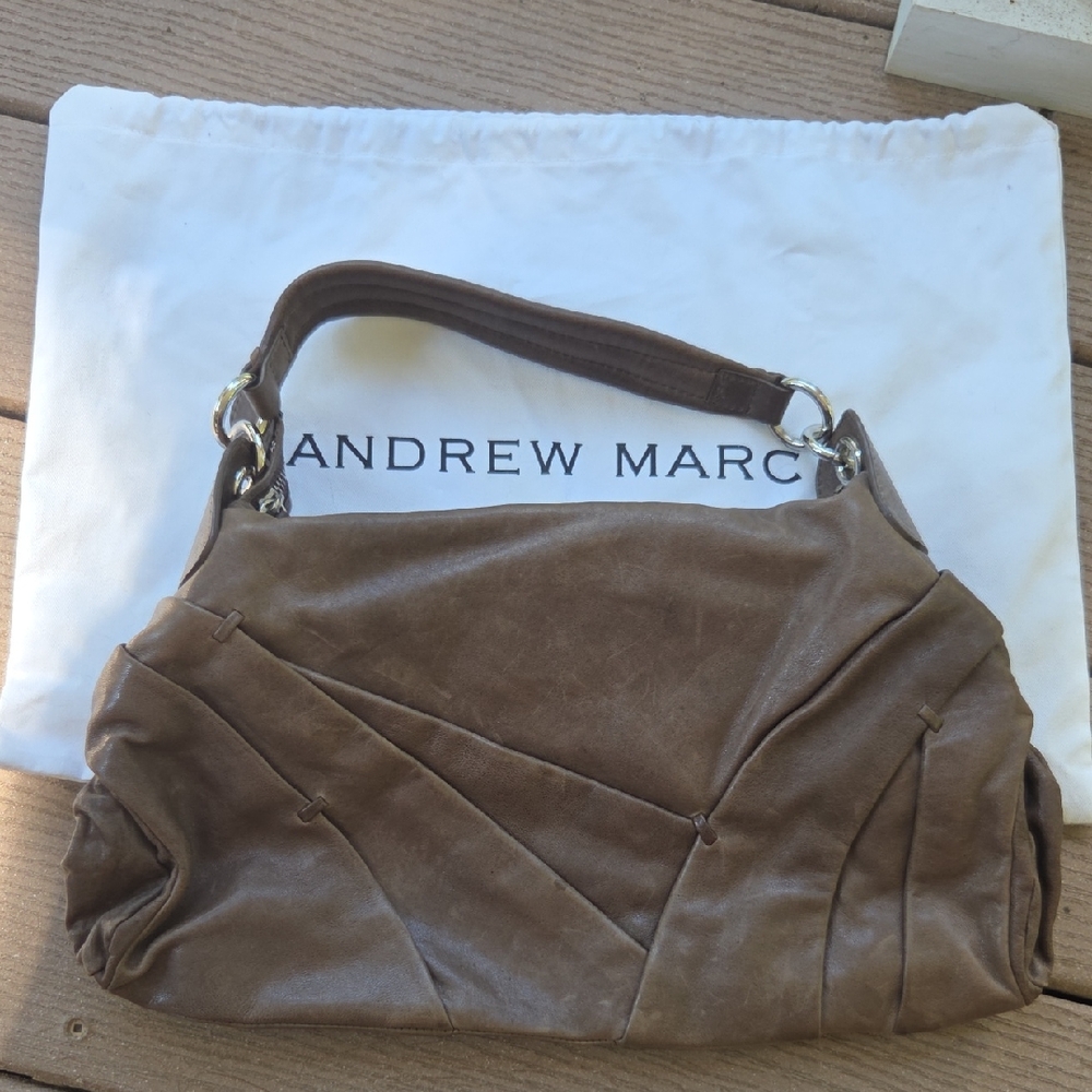 Andrew Marc Tan Shoulder Bag